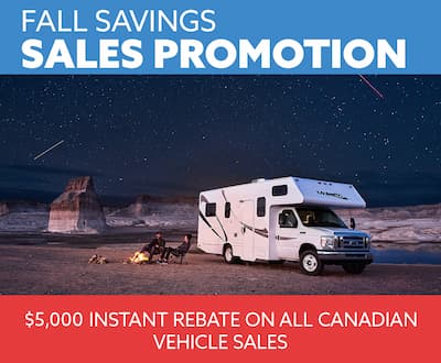 Fall Savings $5,000 CAD Instant Rebate on all Canadian Vehicle Sales