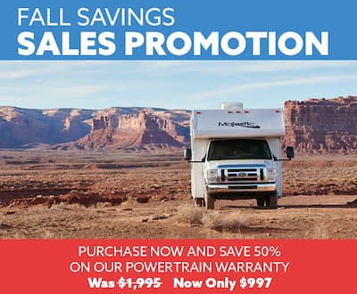 Purchase Now and Save 50% on our Powertrain Warranty - Was $1,995 - Now Only $997